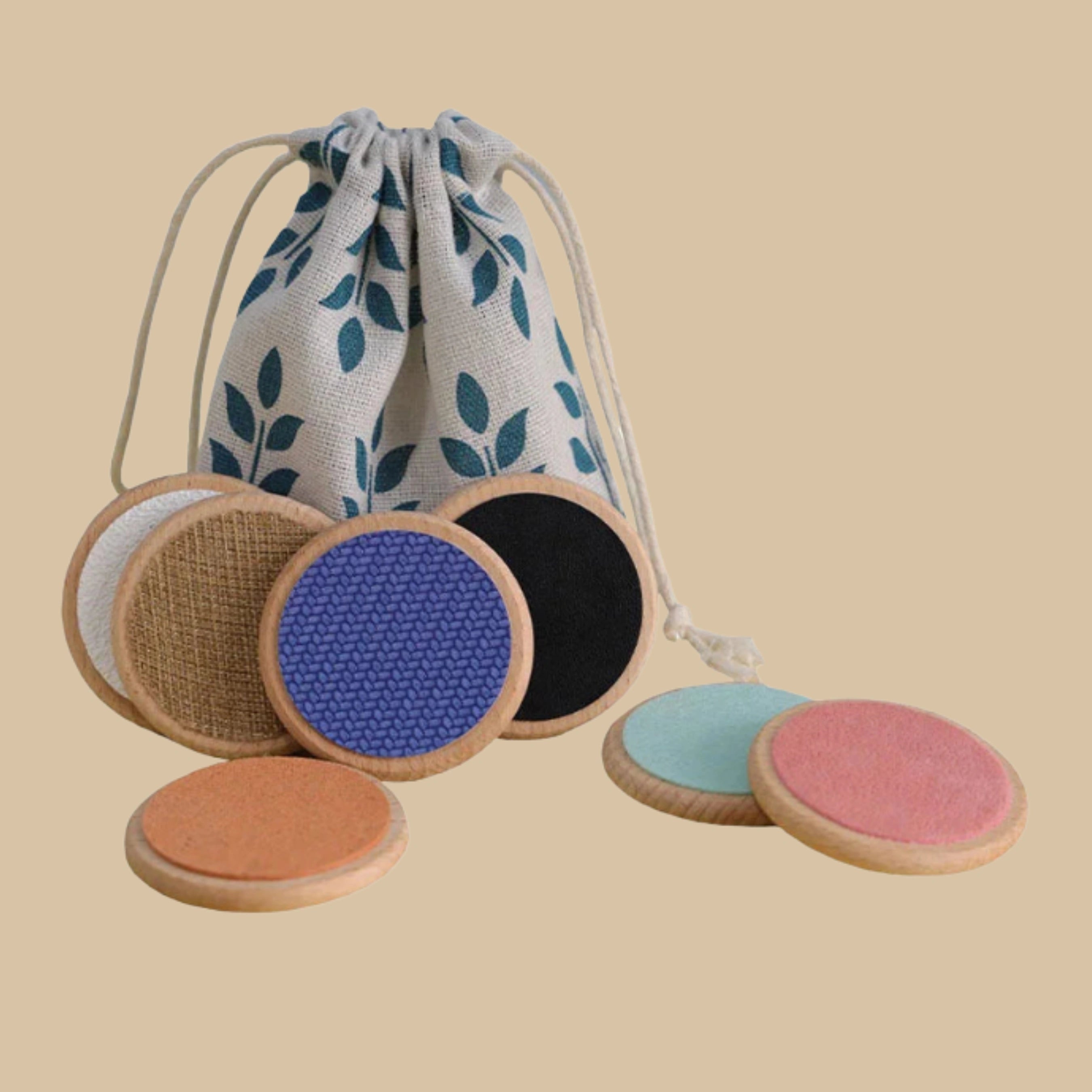 Mes ronds en bois sensoriels